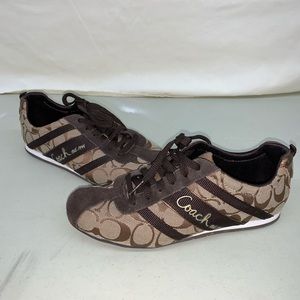 Coach Sneaker Shoes 6.5 M Brown Bronze Henrietta